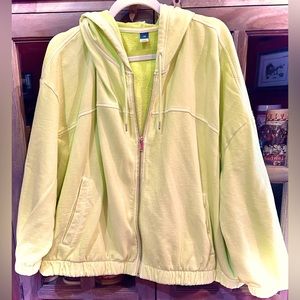 PLUS Old Navy Cropped Zip Hoodie